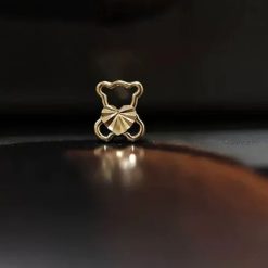 boucles d'oreilles ourson cœur
