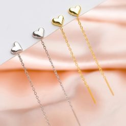 boucles d’oreilles petit cœur