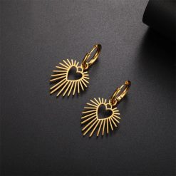 boucles d'oreilles plus cœur ex Voto