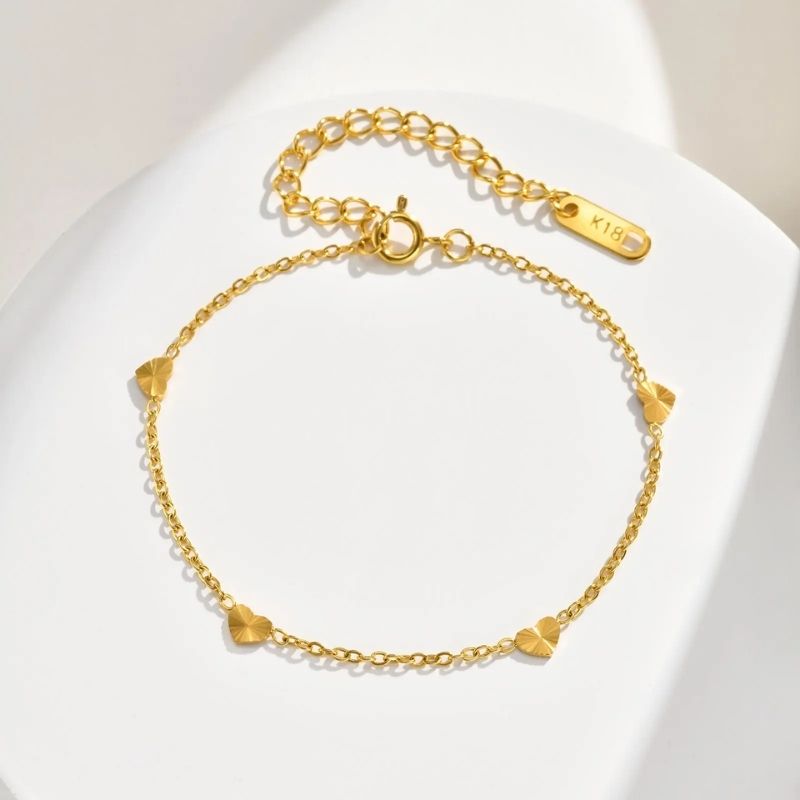 bracelet 4 cœurs