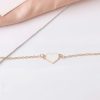 bracelet avec cœur blanc