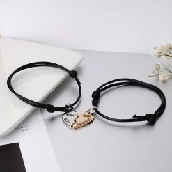bracelet avec cœur brisé