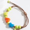 bracelet avec cœur céramique