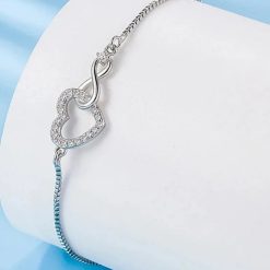 bracelet chaîne cœur