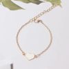 bracelet cœur blanc