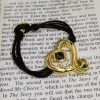 bracelet cœur cuir