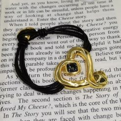 bracelet cœur cuir