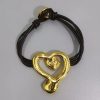 bracelet cœur en cuir