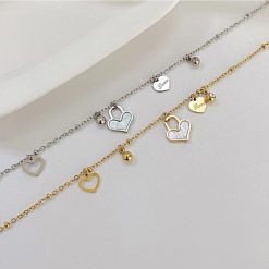 bracelet cœur nacre