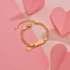 bracelet cœur personnalisé