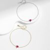 bracelet cœur rose