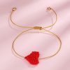 bracelet cœur rouge pour enfant