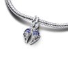 charm avec cœur ailes d'ange