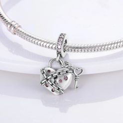 charm cœur cadenas