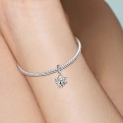charm cœur en cadenas