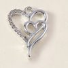 charm en double cœur