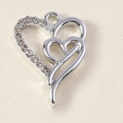 charm en double cœur