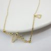 collier avec battement de cœur