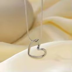 collier avec cœur pas cher
