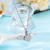 collier cœur avec ange