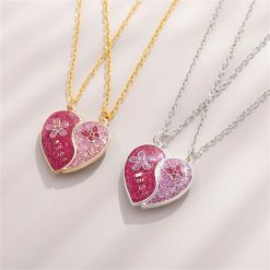 collier cœur best friend