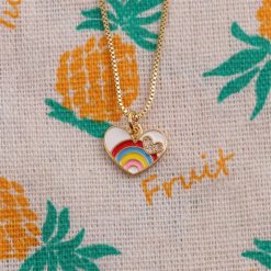 collier cœur enfant