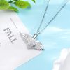 collier cœur et ange