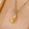 collier cœur ex voto