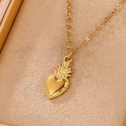 collier cœur ex voto