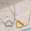 collier cœur pas cher