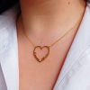 collier cœur personnalisé