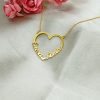collier cœur personnalisé de marque