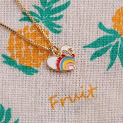 collier cœur pour enfant