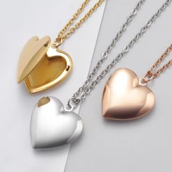 collier cœur qui s'ouvre