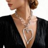 collier gros cœur