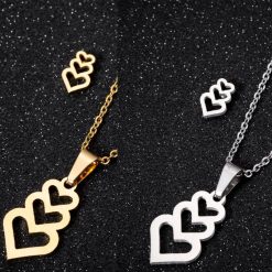 pendentif 3 cœurs