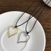 pendentif avec cœur acier inoxydable