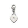 pendentif avec cœur cadenas