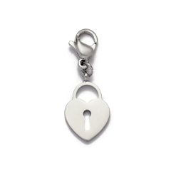 pendentif avec cœur cadenas