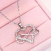 pendentif avec cœur infini