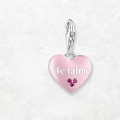 pendentif avec cœur je t'aime