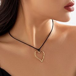 pendentif cœur acier inoxydable