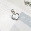 pendentif cœur blanc