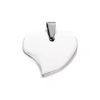 pendentif cœur blanc pas cher