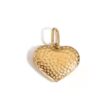 pendentif cœur bombé en or