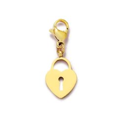 pendentif cœur cadenas