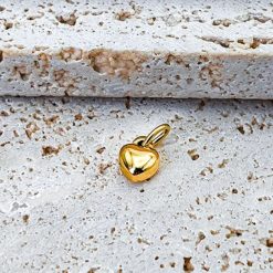 pendentif cœur doré