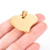 pendentif cœur doré pas cher