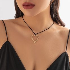pendentif cœur en acier inoxydable