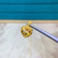 pendentif cœur en or jaune